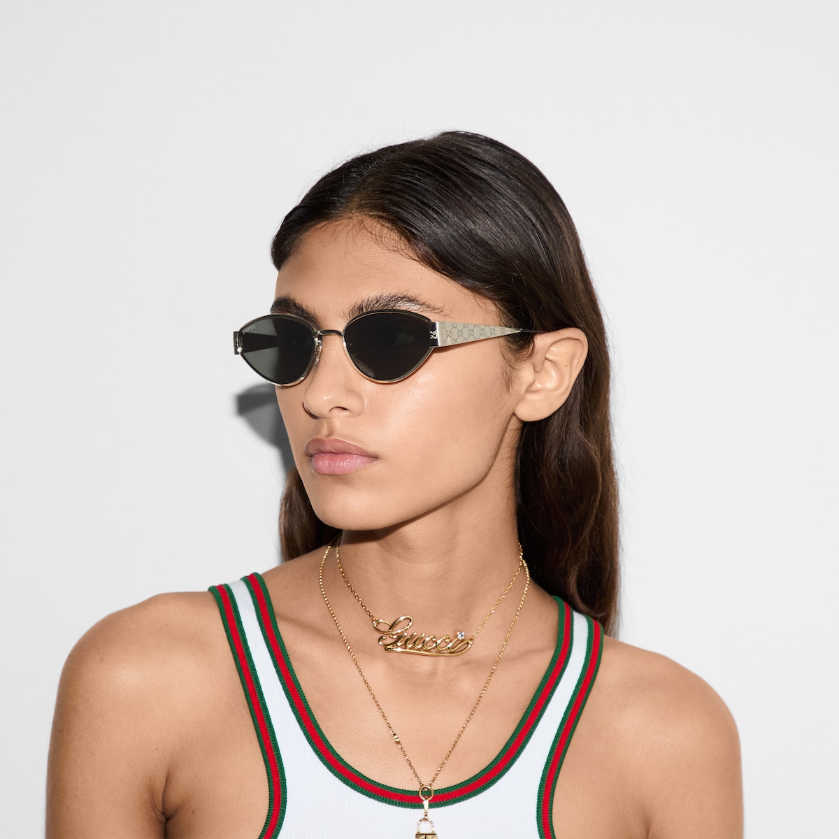 Geometrical frame sunglasses - Image 3